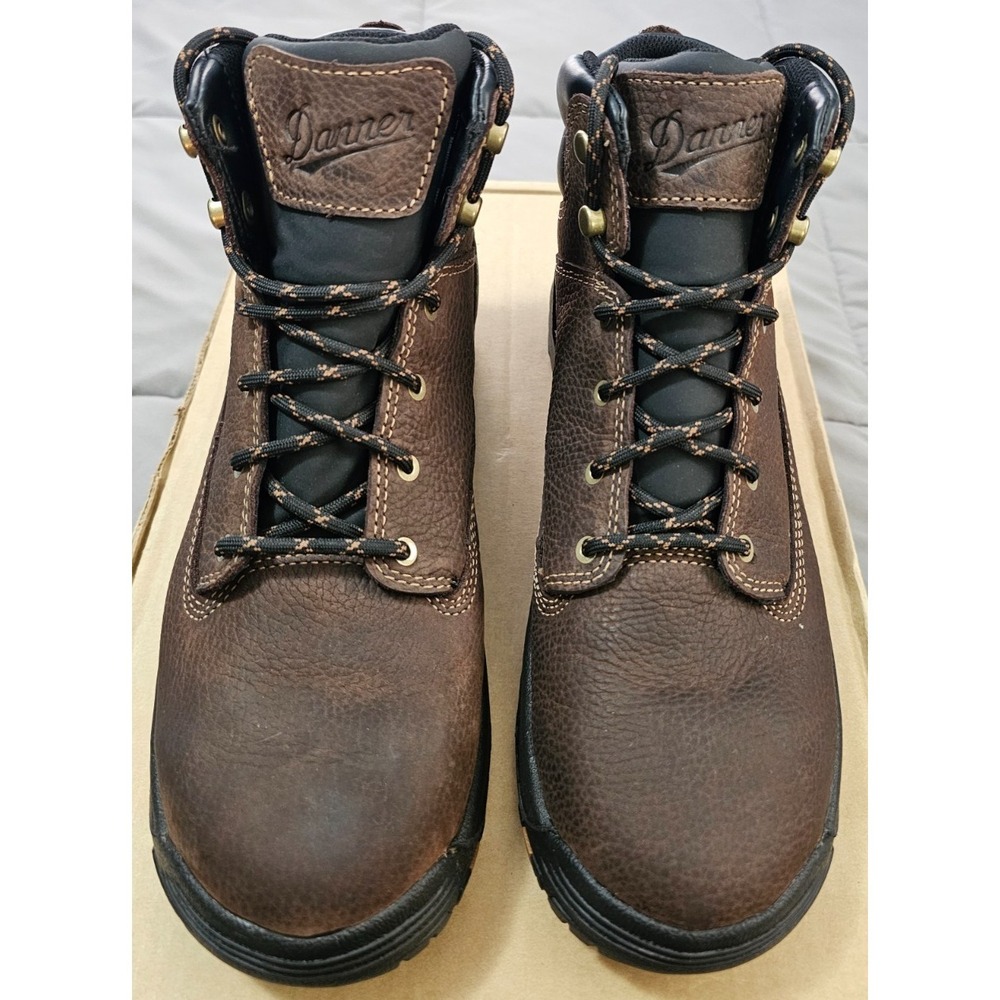Danner® (Men's 8.5 D) Caliper™ Waterproof Work Boots in Brown - $190 - Picture 4 of 12